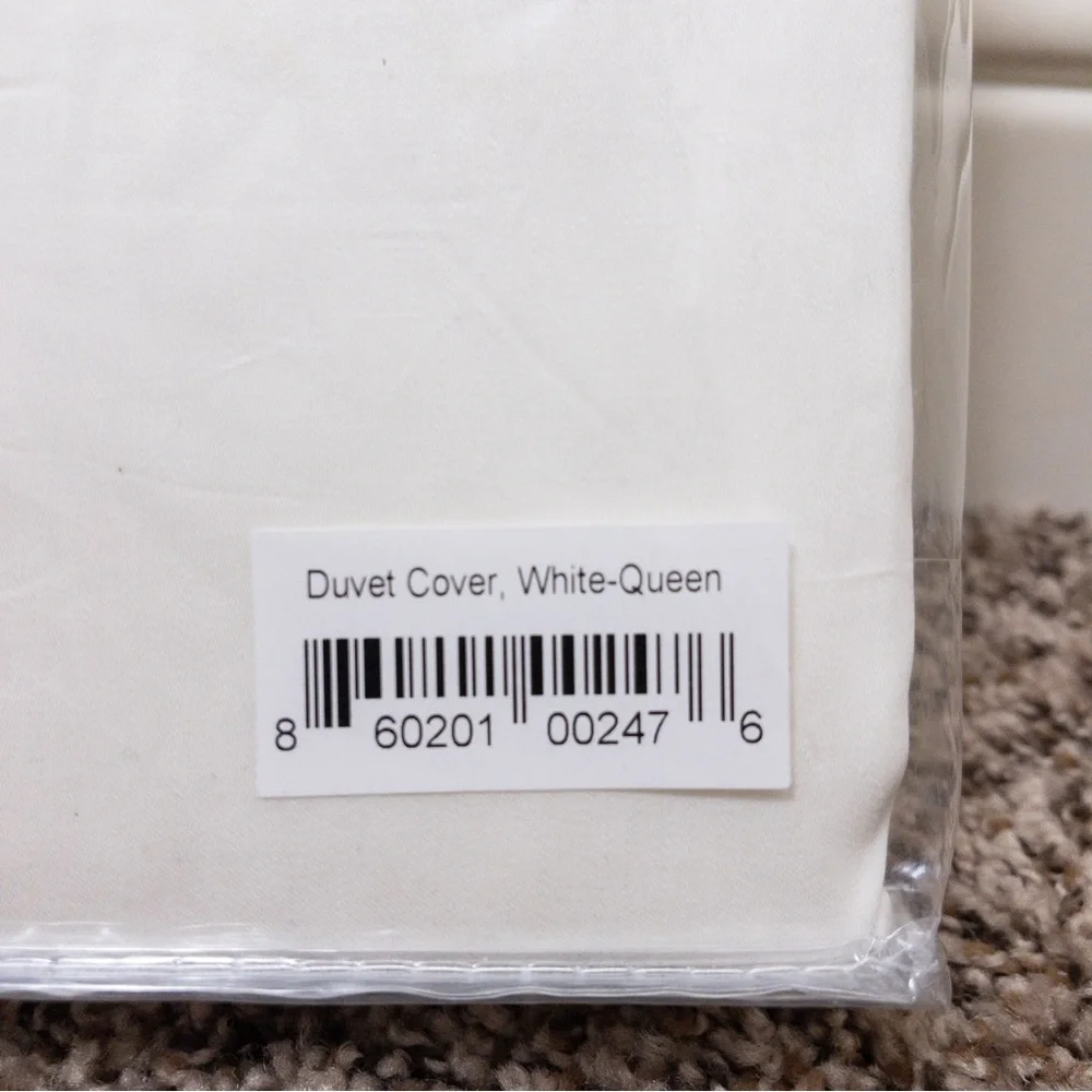 NEW Buffy Breeze Duvet Cover Full Queen White Eucalyptus Lyocell Comforter